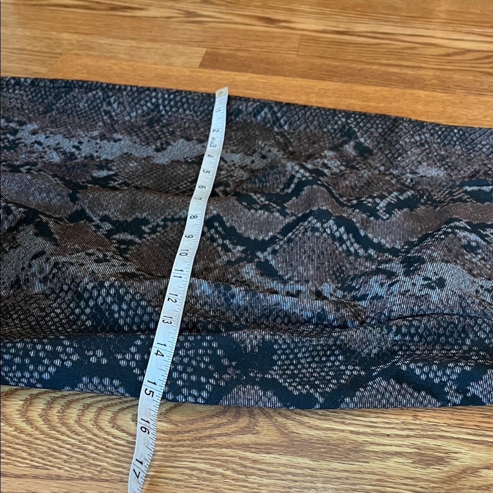 NWT Steph’s Designs Elegant Snake Print Strapless Dress - Picture 5 of 8